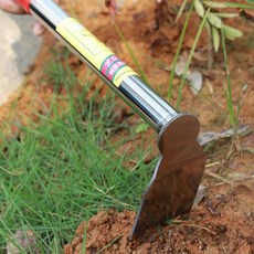 정원 도구 빨간색 손괭이삽 발코니 야외 농장용 호미 인체공학적 디자인 제초, 기본