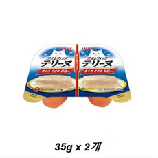 이나바 고양이 트윈컵 테린 간식캔 IMC-222, 혼합맛(참치/닭가슴살/관자), 35g, 24개