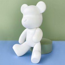 베어브릭 피규어 인형 미술 놀이 취미용품 아트토이 페인팅 클래스 용품, 1개, h. 기본형 중형 23cm