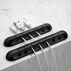 충전케이블 홀더 5구 7구 이어폰 선정리 다용도 부착, 5구(1260-1), 1개, 5구(1260-1)