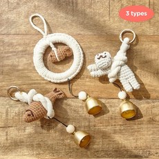 MODERN HOUSE L 행운을 부르는 도어벨 3 style 804102, 니트냥이