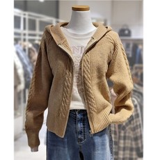 베스띠벨리 니트 후드 집업 BDCCY2968