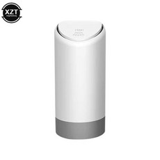 자동차 자동 쓰레기통 자동차 쓰레기통 실리콘 쓰레기 먼지 케이스 홀더 쓰레기통 자동 정리함, 1)white