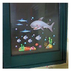 그래픽 펀 유니테크 스티커 상어 FDT-85014 dks+5750Fi