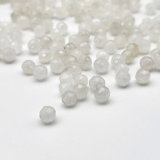[모크재료방] 백옥 컷팅 3mm, 150개, 화이트