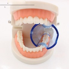구강 오프너 개구기 치아 입벌림 보조 관리용 기구 방지, 앞면 화이트 개구기 1개, 1개, 1L