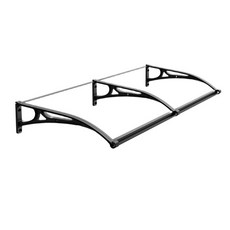 투명 캐노피 렉산 발코니 지붕 차양막 어닝 현관 창문 비가림 처마 폴리카보네이트, 50x200cm