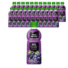 코카콜라 미닛메이드 포도 음료수, 350ml, 24개