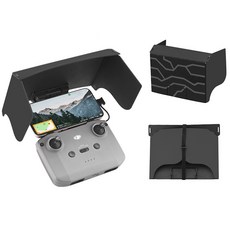 DJI RC-N1 조종기 차광 후드 BRDRC 스마트폰 햇빛가리개 반사방지 접이식 선쉐이드, 1개, (N1) 조종기모니터후드(그레이) 1개, (N1) 조종기모니터후드(그레이)