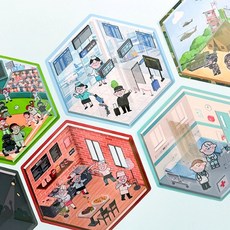 (TD) 3D 직업 체험 스티커 꾸미기, 소방관