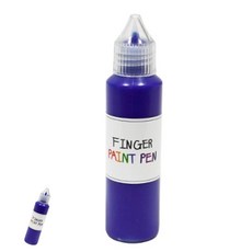 [팔마누] 그리기물감 미술수업 미술교육 핑거 페인트펜 낱색 50ml 파랑