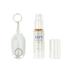 세이프코리아 시그니처 안전지킴 호신용품 세트, 경보기 실버&스프레이 실버, 1세트