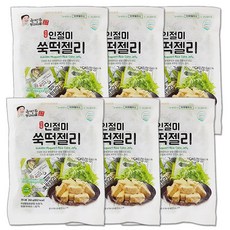 찹쌀 인절미 쑥떡 젤리 6개묶음 260g (국산 특산물 제리) 권영춘 명과마루 HACCP, 6개