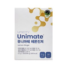 유니시티 유니마테 레몬진져 30포, 6.3g, 30개입, 1개, 60정
