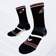 石墨烯美麗諾羊毛登山襪-高筒, 1個, 能量紅-單雙,XL(28-30cm)