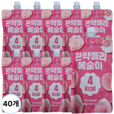 데이앤 곤약젤리 복숭아맛 2kcal 150g 총40포, 40개