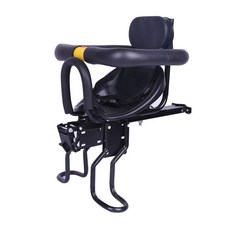 자전거 강아지 바구니 애견 반려견 이동장 트레일러 라이딩 안장 앞좌석, F. 5세대 블랙 소프트 등받이 와이드 스탠드, 1개