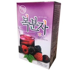 가루형 복분자 차 18개입 티 파우더 농축액 분말 아이스 핫 소포장 탕비실, 1개