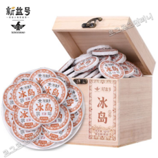 신익호 숙차 10년진 빙도옥병 린창 고수 보이숙차 소타차 나무박스포장 차선물세트 500g, 1개, 1개입