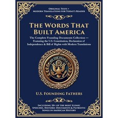 (영문도서)The Words That Built America: The US Constitution The Declaration of Independen... Hardcover, Library of Alexandria, English, 9781804218334