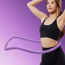 벨리펀트 오운완 소프트 훌라후프, 퍼플, 1개, 1.5kg