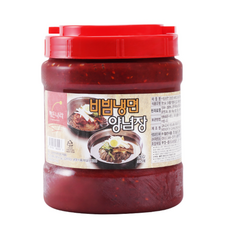 해든나라 비빔냉면 양념장 2kg (아이스박스 냉매 포장) (하루 배송 99%), 2개
