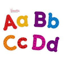 晴晴百寶盒 美國進口磁性大小寫字母 創意英文字母益智玩具 早教益智遊戲, 1個