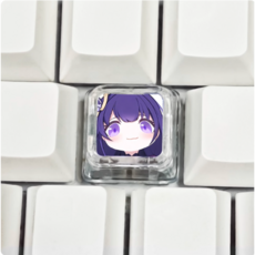 원신 Genshin 기계식 키보드 투명 키캡, 1개, 12