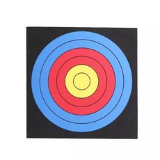 활 양궁판 체험존 타겟용 각궁 80/100cm 연습 훈련용 과녁판 선반, K. 핸드 헬드 더블 레이어 에바 화살표 대상, 1개