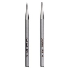 GodHand 雕刻線替換針頭組 圓錐頭與四角錐尖, 1個