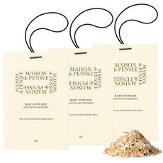 메종드 펜세 퍼퓸 에어프레셔너, 3개, 베이비 파우더 3개, 베이비 파우더