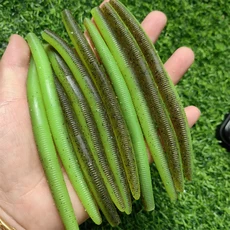MUKUN 10 개/몫 낚시 미끼 실리콘 미끼 5.4g/7.4g 소프트 Swimbait 웜 Neko Rig 용 인공 미끼 낚시 Wobbler, 01 4INCH 5.4G, 01 GD50 10PCS 07