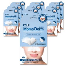 맘스덤뷰티 블랙헤드 클리어 포밍 코팩 피지제거 모공케어 진정 코관리 팩, 10개, 4개입