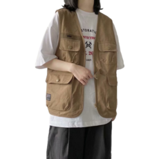 남녀공용 민소매 카고 베스트 뉴타임즈 A581H157