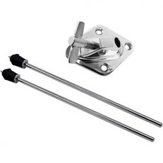 범용 킥 드럼 다리 및 좌석 조립 세트 금속 14.57인치 조절 가능 랙 플로어 드럼용 1세트, 1 Set