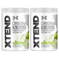 익스텐디드헬스 더 오리지널 7g BCAA 스매시 사과 맛, AE) 420g × 2개, 420g, 2개