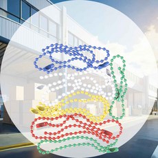 칼라군번줄 15cm 10개입 색상혼합 쇠군번줄 공예놀이 방과후공예 만들기재료 만들기놀이 수공예재료