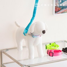 천가게 반려동물 강아지 차량용 안전벨트 자동차 안전띠 무지, 03) 블루, 1개