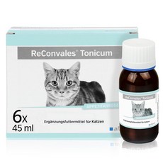 알파벳 리콘발레스토닉쿰 고양이 식욕촉진 회복 리커버리 서포트 액상영양제 45ml 6병세트, 하나의, 6 x 45ml