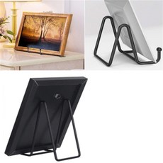 미니이젤 철제액자받침대 접시거치대 기념패진열대 지배기 액자스탠드, 소