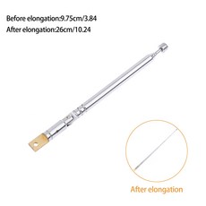 FM 라디오 리모컨 공중 내부 56MM 텔레스코픽 5 핀 커넥터 M2.5 안테나 섹션, [03] C