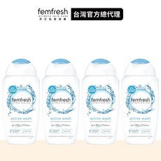 femfresh 芳芯 私密潔膚露 250ml 4入組 台灣總代理, 1件, 長效清新-銀離子(藍) x4入