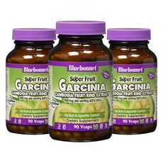 Bluebonnet 藤黃果孅盈植物膠囊 無麩質, 90顆, 3罐