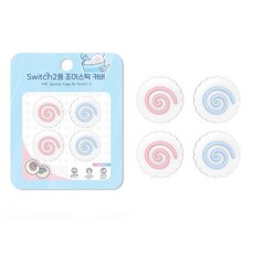 닌텐도 스위치2 케이스 푸들 강아지 프린팅 실리콘 커버, 피시보드 낚싯대 캡 4개