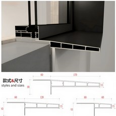 鋁合金外窗臺板，防滲水擋雨板，適用於自建房、別墅、舊房改造, 1個