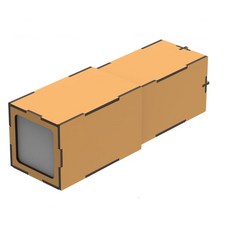 빛의굴절 볼록렌즈 간이사진기 만들기/ 과학기자재 렌즈성질 체험학습 과학캠프, 1개