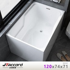 JTAccord 台灣吉田 日式深泡壓克力獨立浴缸, 1個