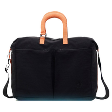 GANGQIAO 多功能旅行行李袋 擴充設計39L 可插拉桿 多種背法 防潑水 黑配橘, 1個, 【現貨】黑配橘