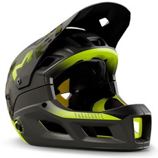 MET PARACHUTE MCR MIPS 登山車安全帽 快拆下巴 通風, 迷彩萊姆綠, 1個