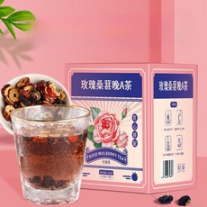 하이완 장미 오디 차 대추 흑구기자 혼합 침출차, 3개, 1개입, 1mg